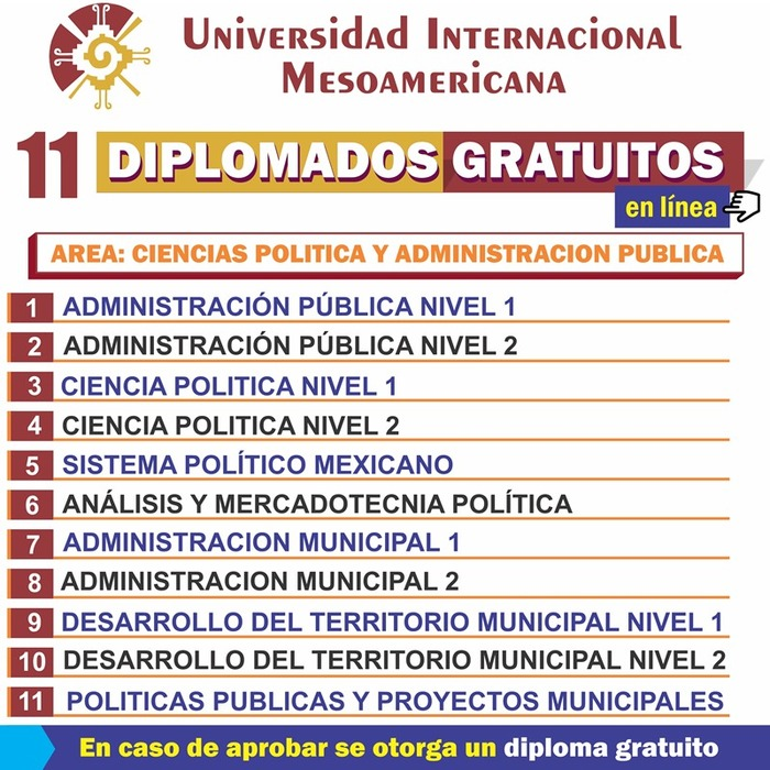 Banner de los Diplomados en Ciencias Políticas y Administración Pública